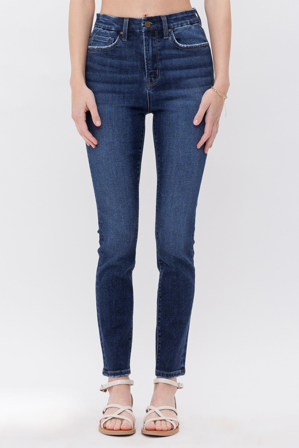 Mica Denim High Rise Ankle Skinny
