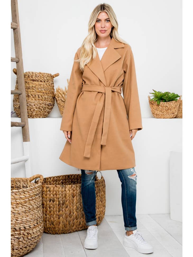 ZiA Apparel Caramel Coat