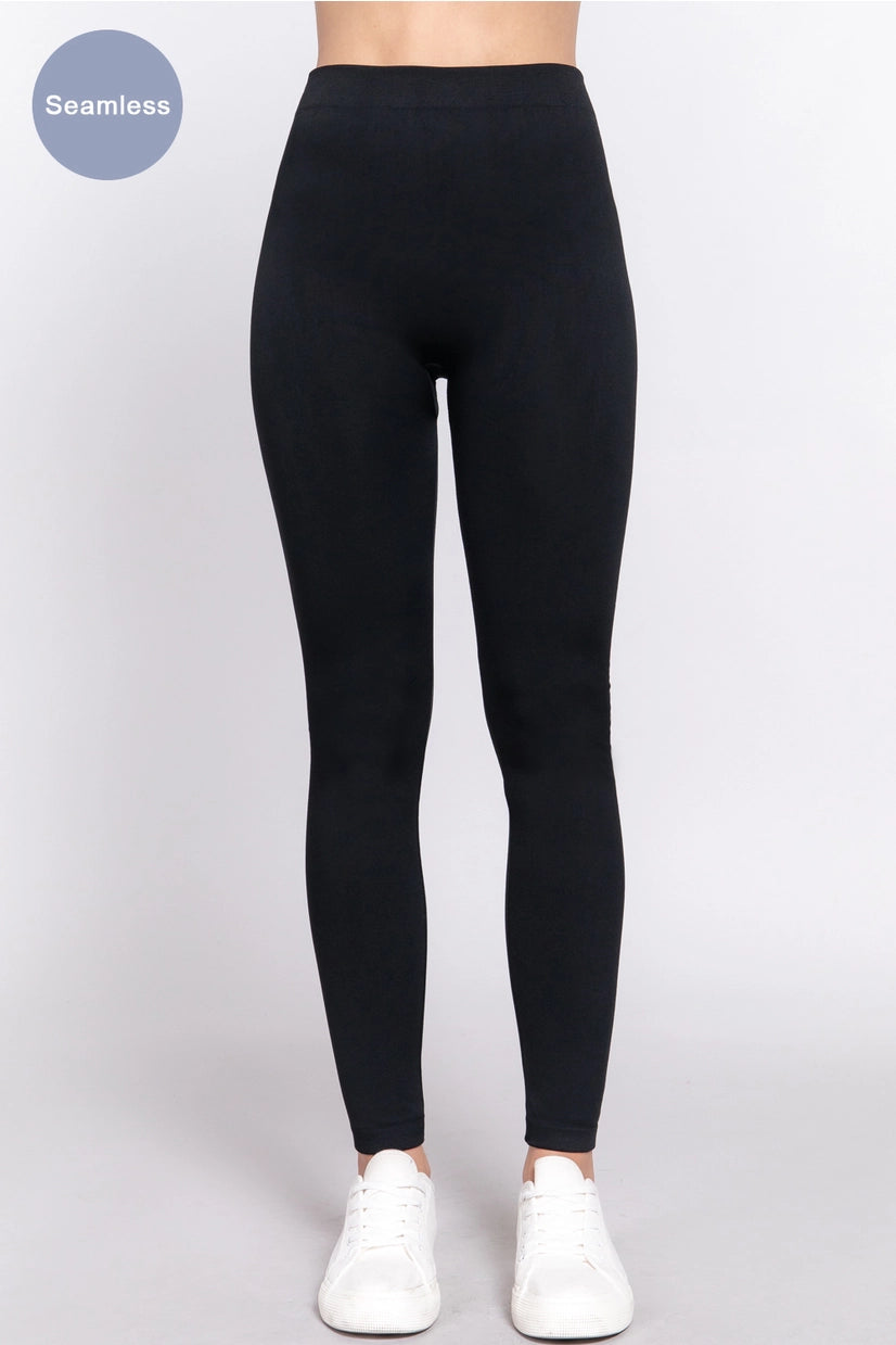 Active Basic Inner Brushed Seamless Leggings