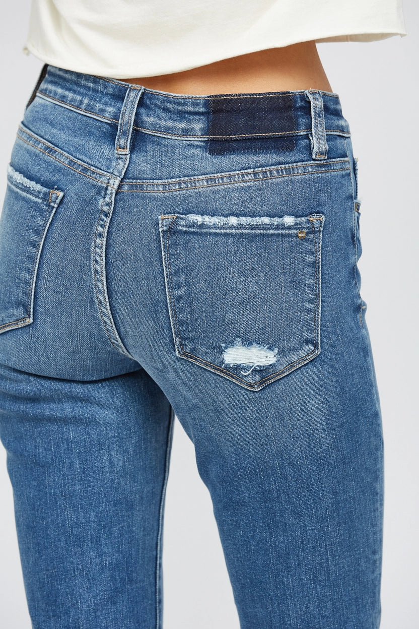 Mica Denim Freestyle Mid-Rise Crop Jean