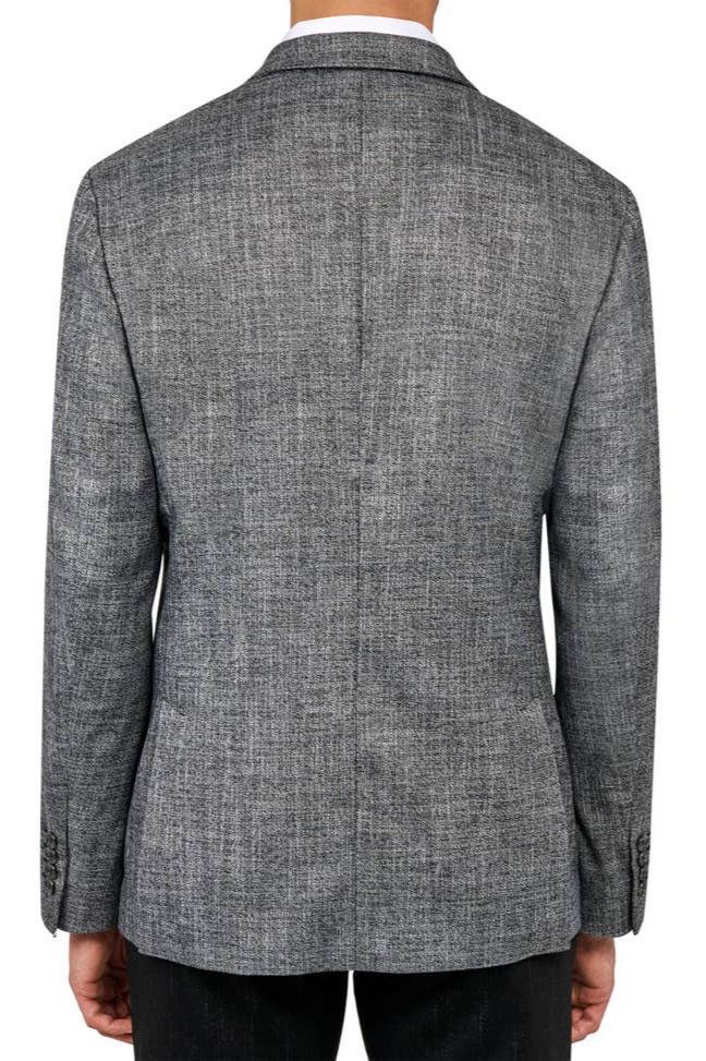 Storm Cloud - Slim Fit Stretch Texture Sportcoat