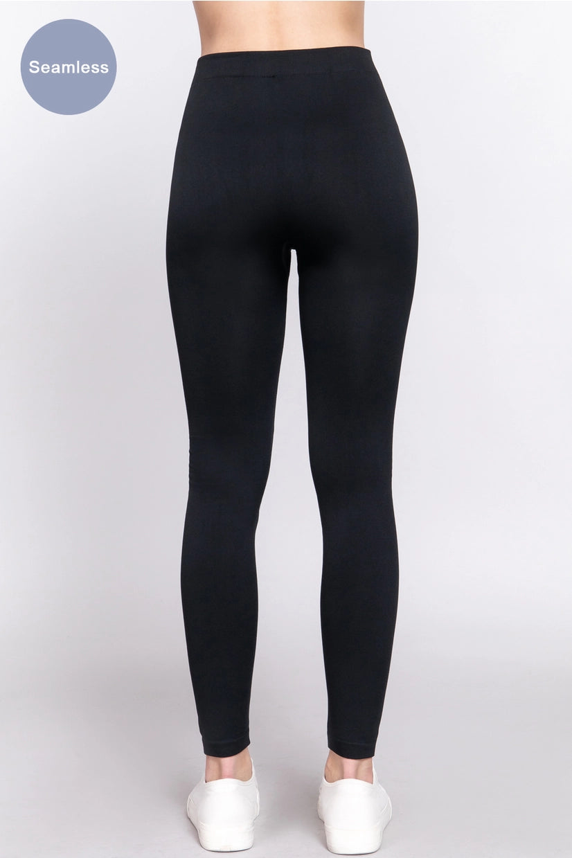 Active Basic Inner Brushed Seamless Leggings