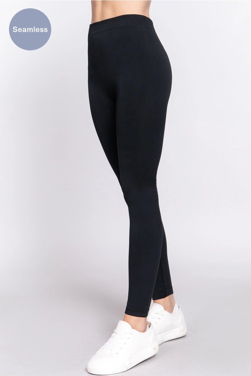 Active Basic Inner Brushed Seamless Leggings