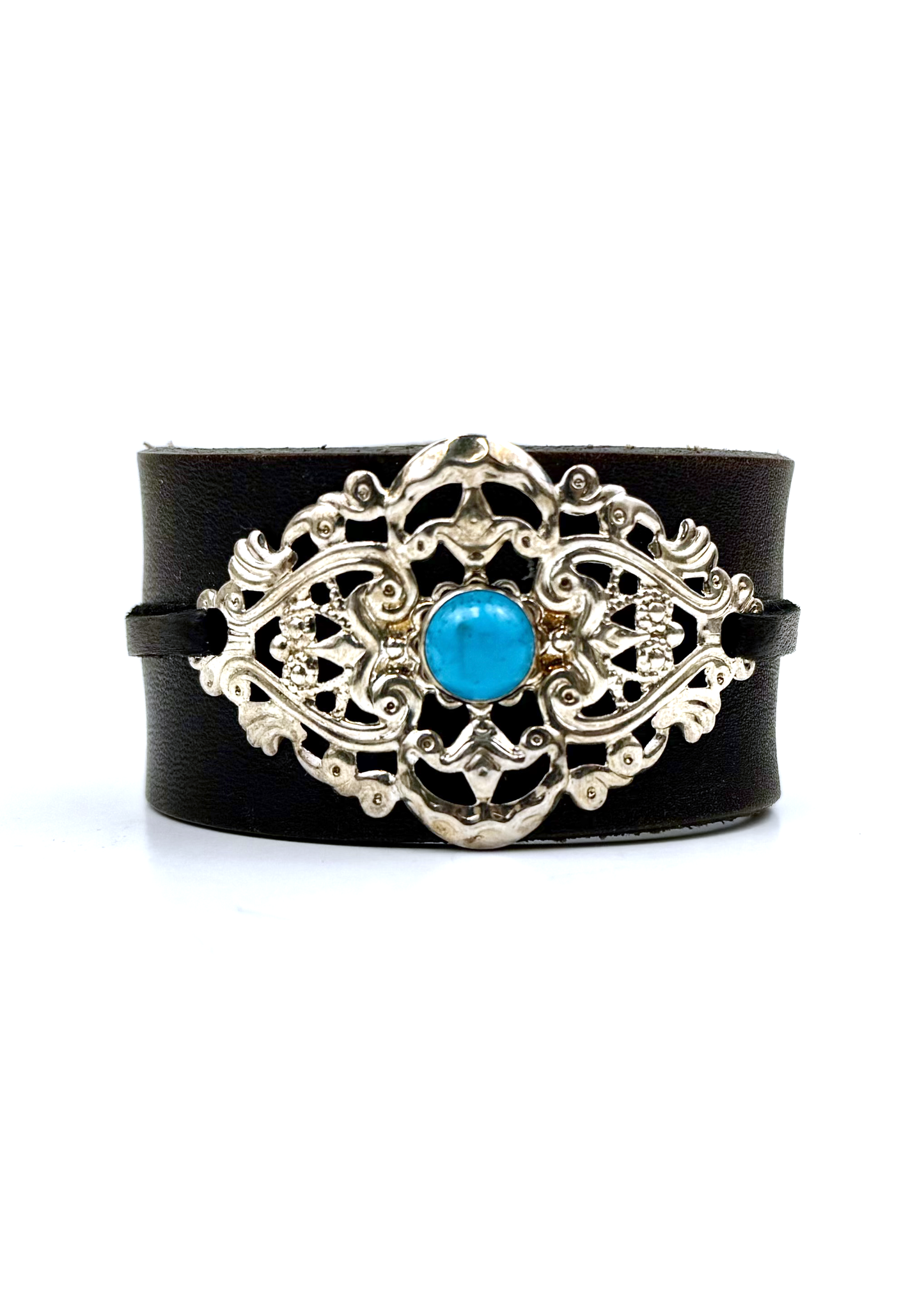 Silverware By Design - Leather Cuff Bracelet