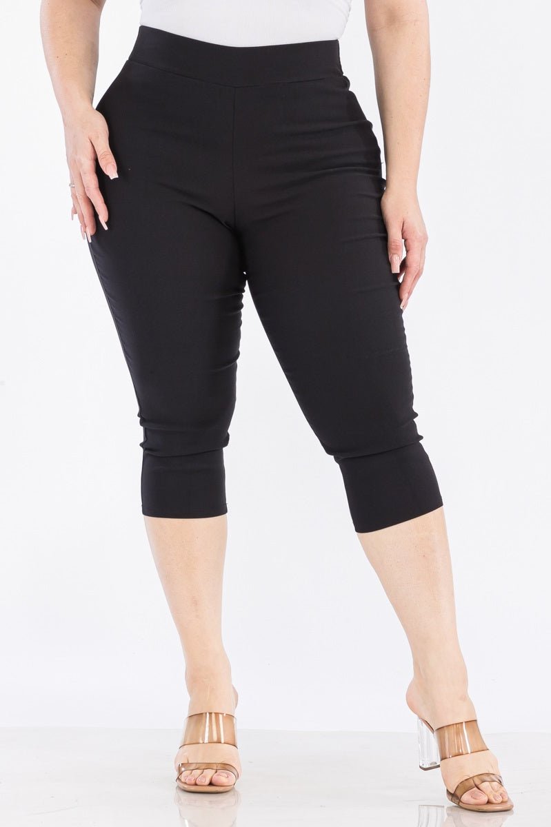 Curve Market Black Capri pant. Fall Clearance!