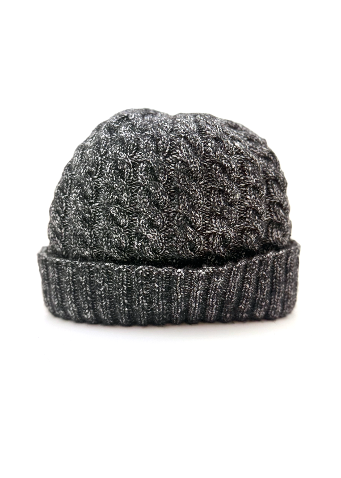Yandi Knit's Black Cotton Beanie
