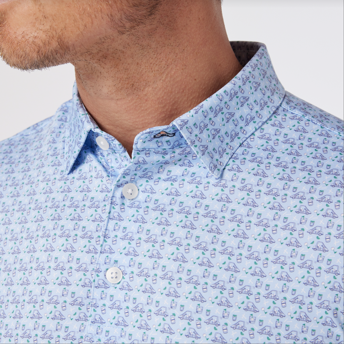 Mizzen + Main Carts & Cocktails Versa Polo.