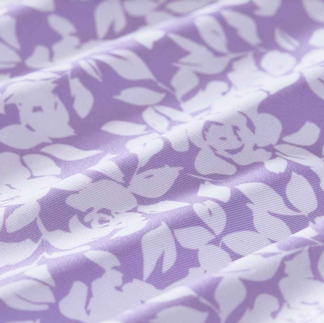 Mizzen + Main lavender floral Versa Polo.