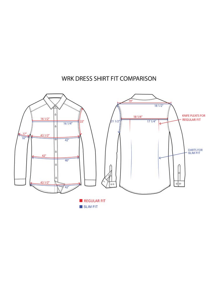 W.R.K. Check Geo Print in Regular Fit