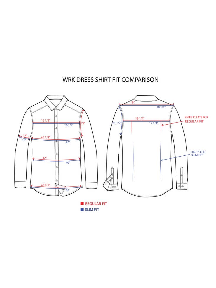 Houndstooth Print 4-Way Stretch Regular Fit Dress Shirt - Navy/Pink by W.R.K