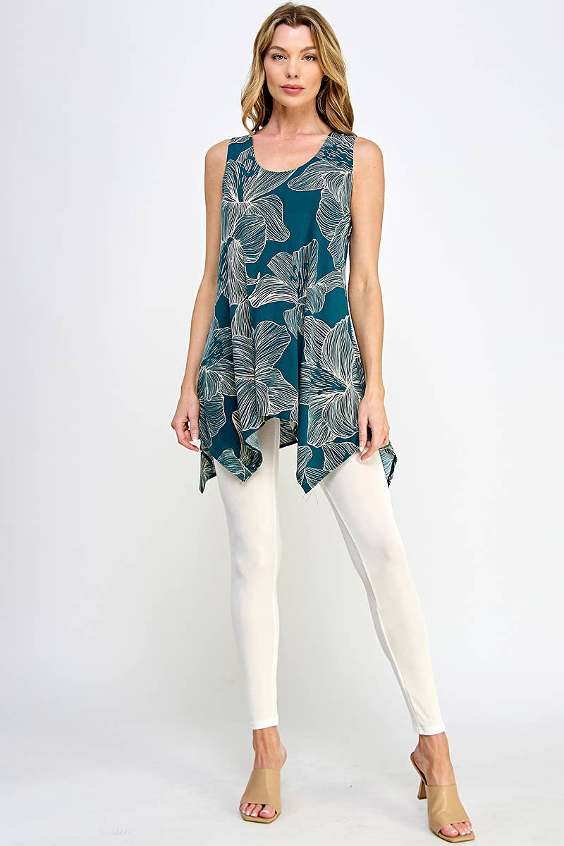 Jostar Shark Bite Hem Tank. Fall Clearance!