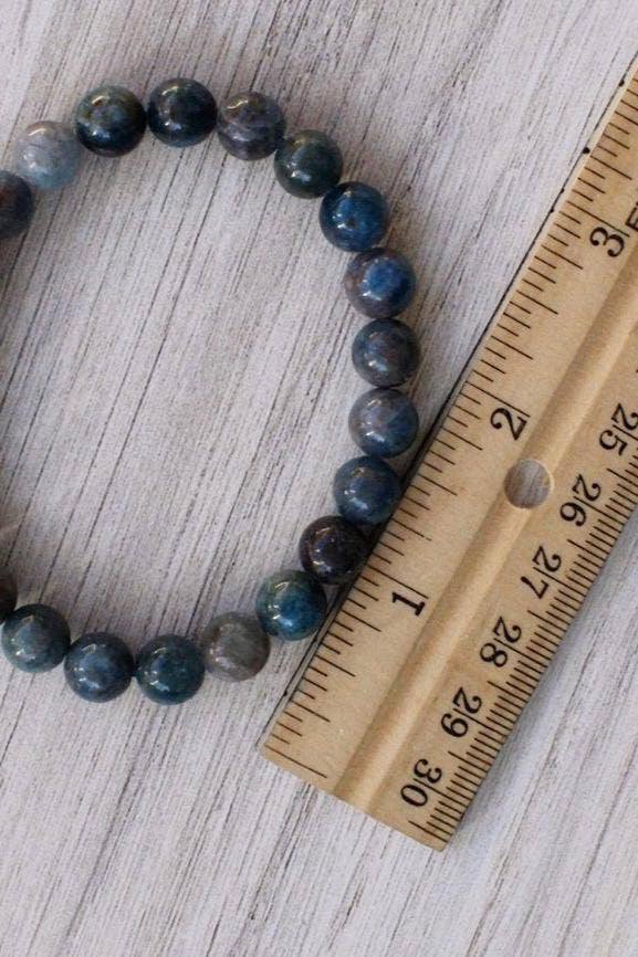 Pebble House Blue Apatite Bracelet 6mm & 8mm