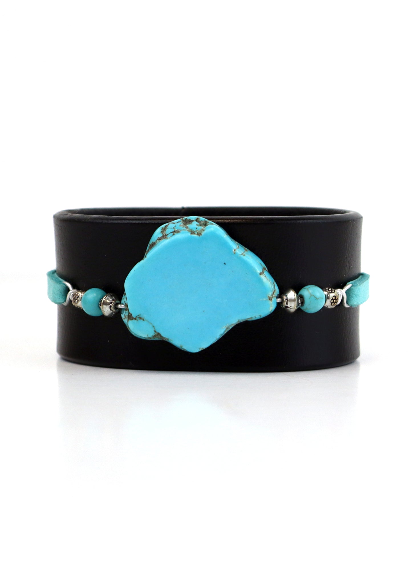 Silverware By Design - Leather Cuff Bracelet