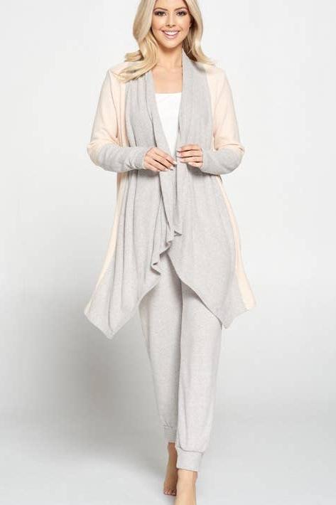 CG Open Rib Draped Cardigan. Fall Clearance!