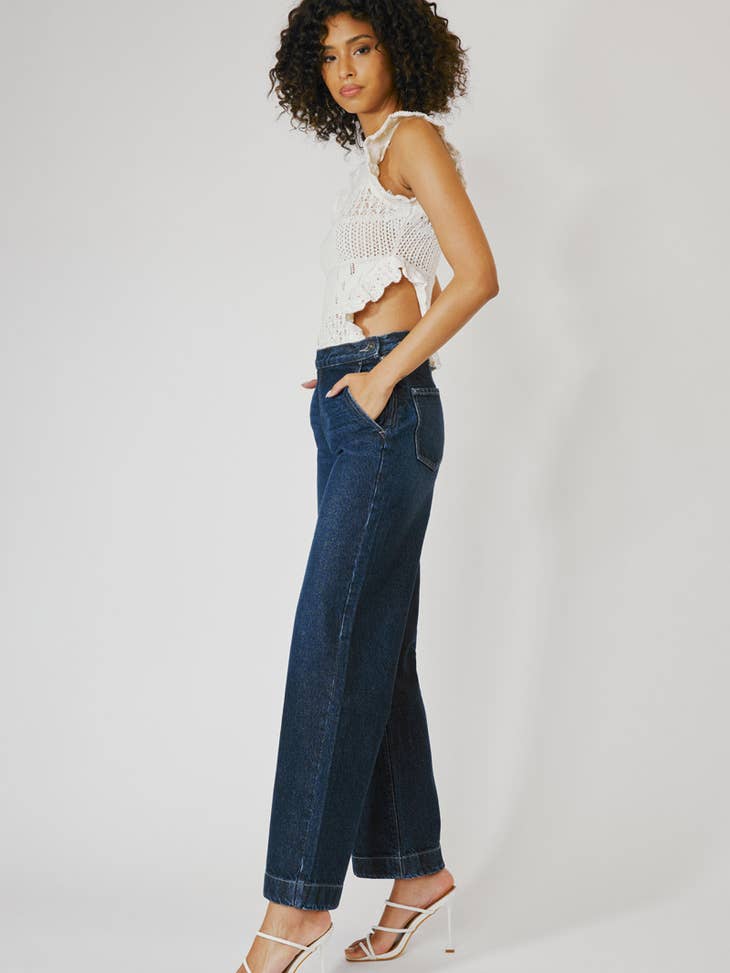 Reach for the mid-night Sky - KanCan Wide Leg
