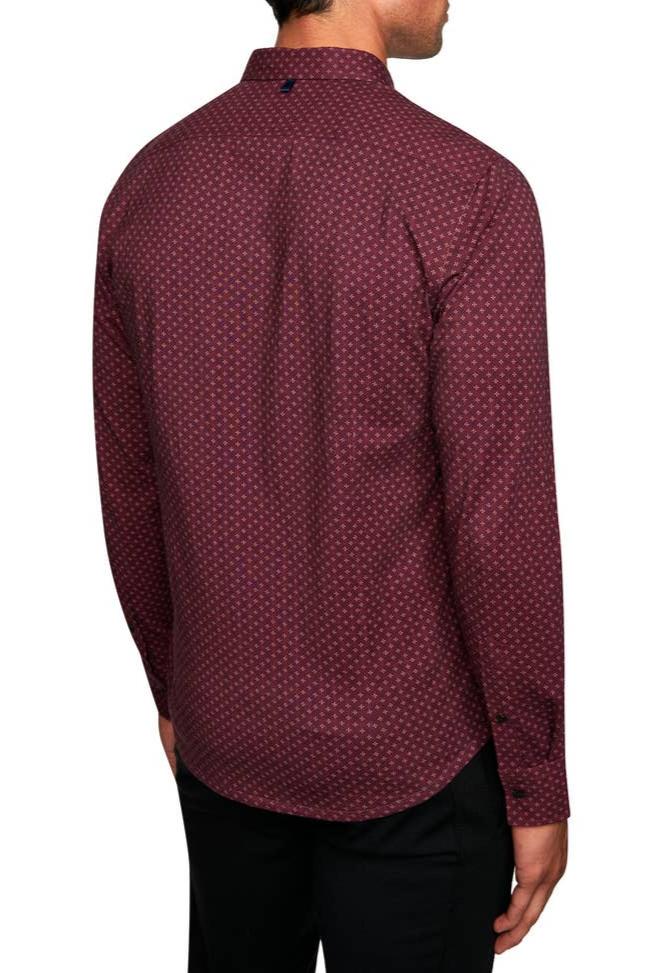 W.R.K. Dot Diamond Reworked Shirt. Fall Clearance!