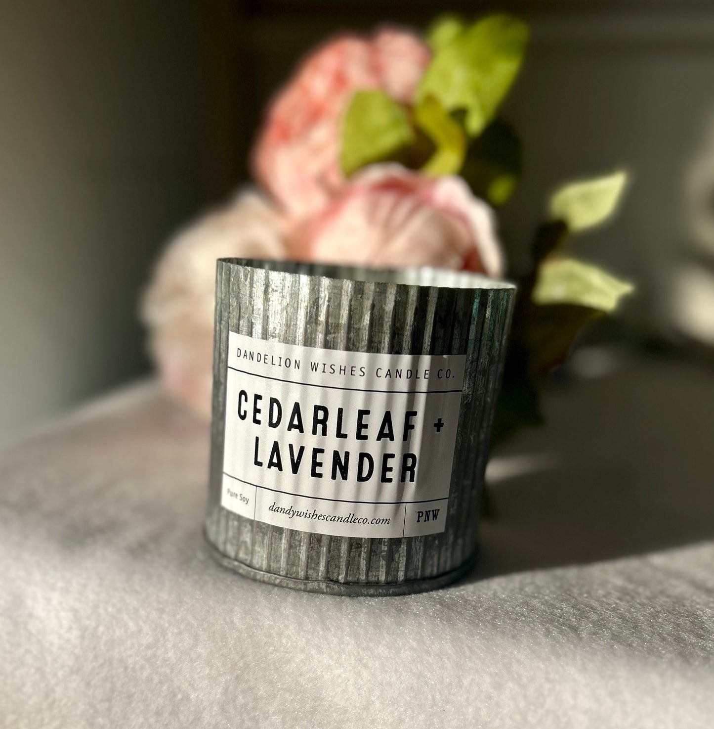 Dandelion Wishes Candle Co. 100% Soy Candle Tin - 12oz