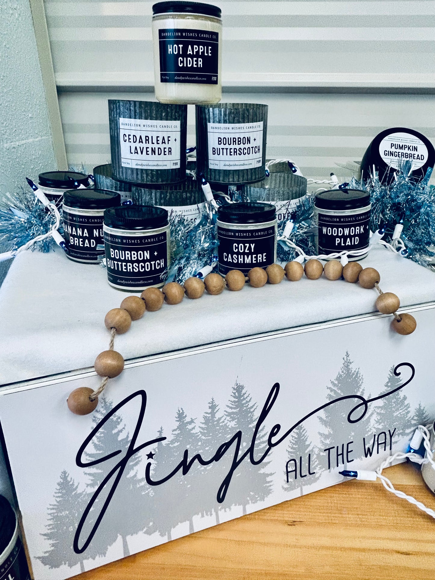 Dandelion Wishes Candle Co. 100% Soy Candle Tin - 12oz