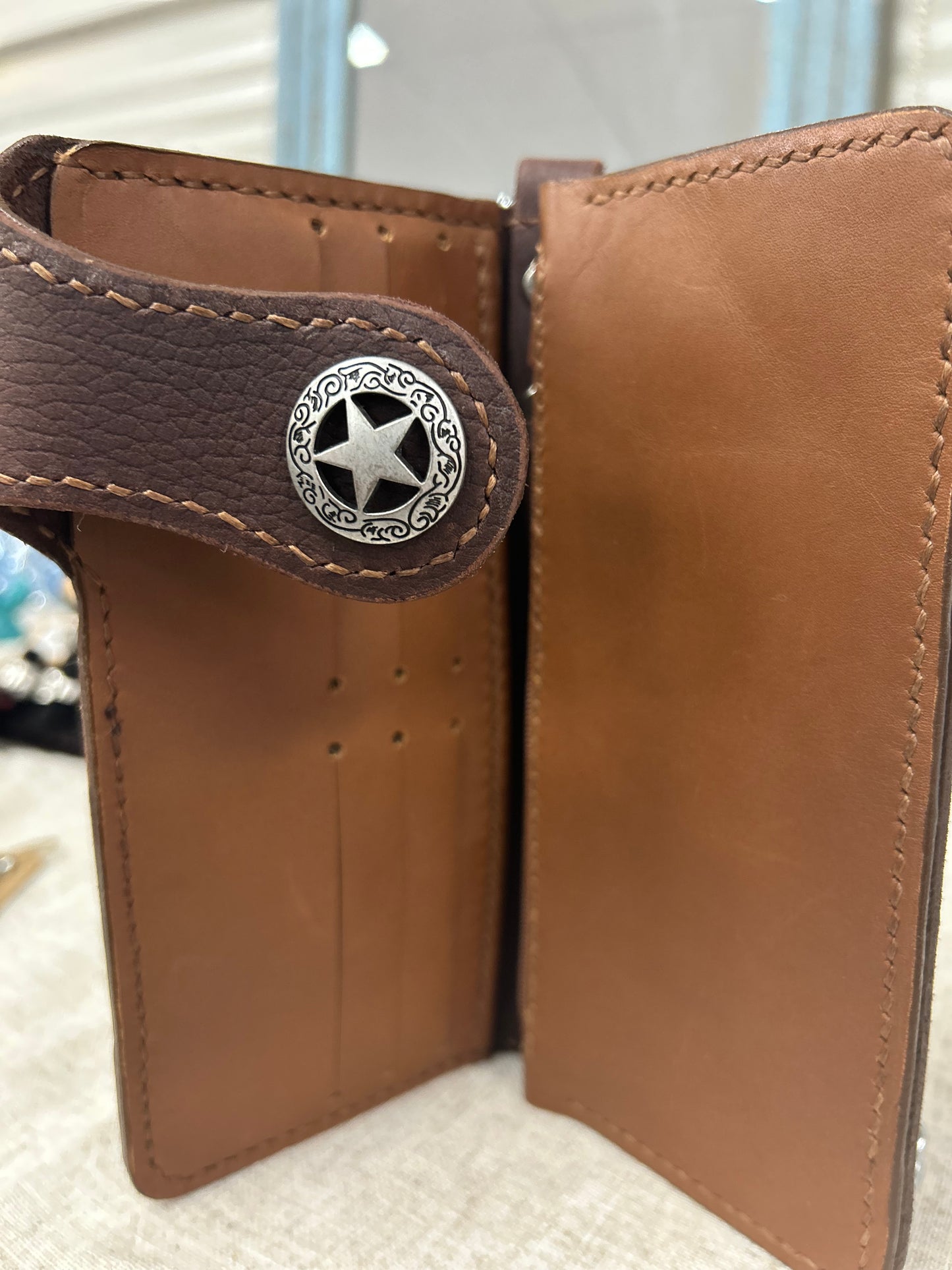 Lonestar Leather wristlet