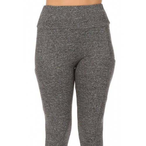 Sho Sho Apparel High Waist Fleece Lined Leggings With Side Pockets