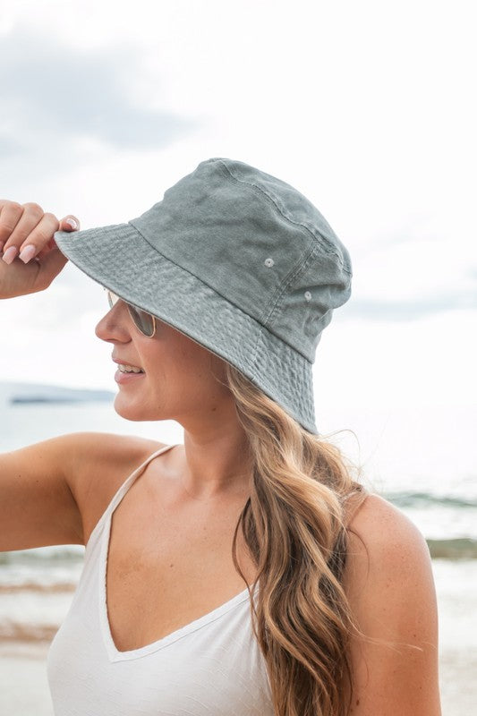 Aili's Corner The Classic Washed & Distressed Bucket Hat