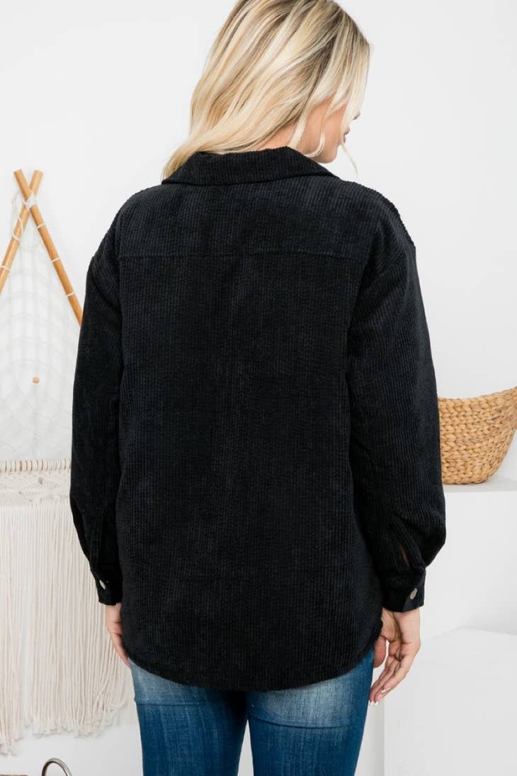 ZiA Apparel Padded Corduroy Jacket