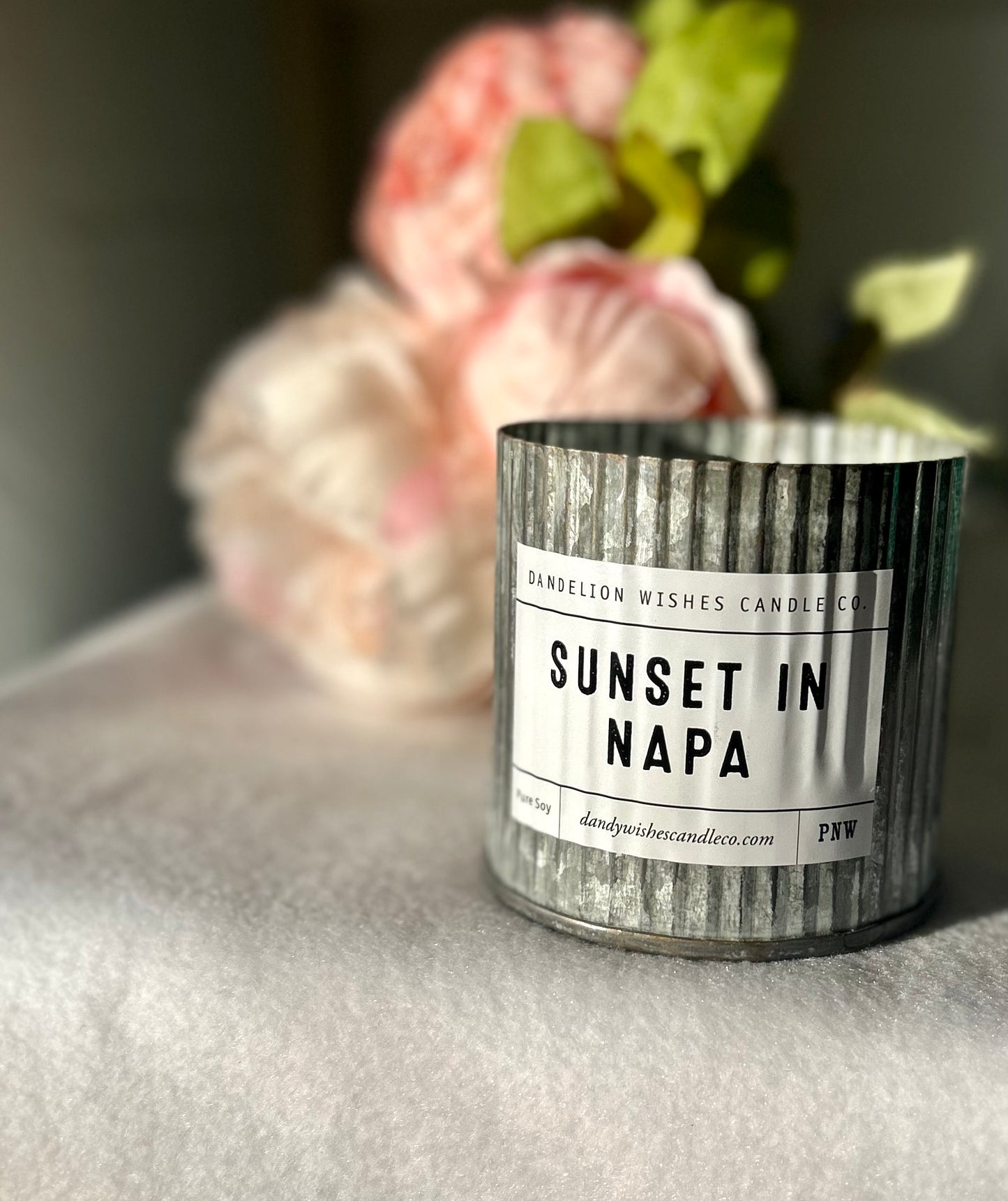 Dandelion Wishes Candle Co. 100% Soy Candle Tin - 12oz