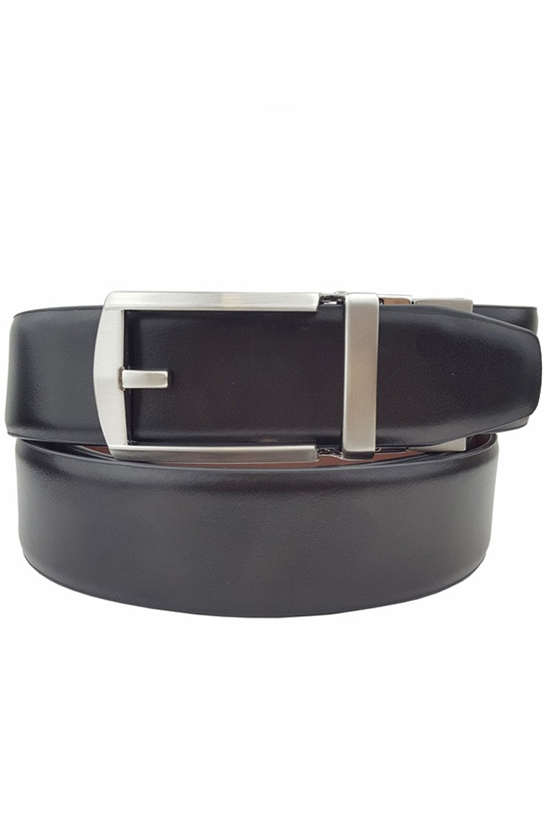 Anzell Men's Adjustable & Reversable Leather Belt