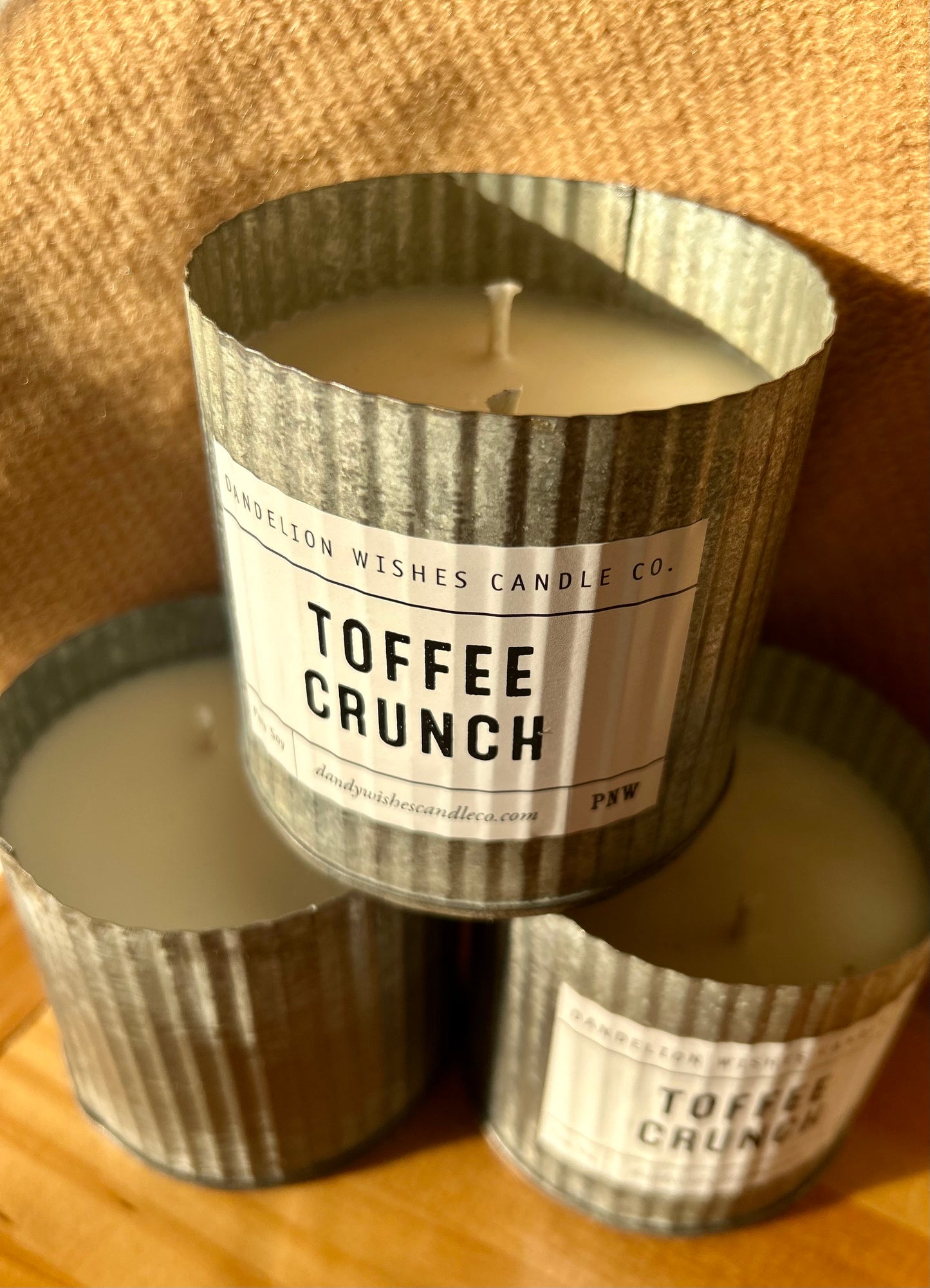 Dandelion Wishes Candle Co. 100% Soy Candle Tin - 12oz