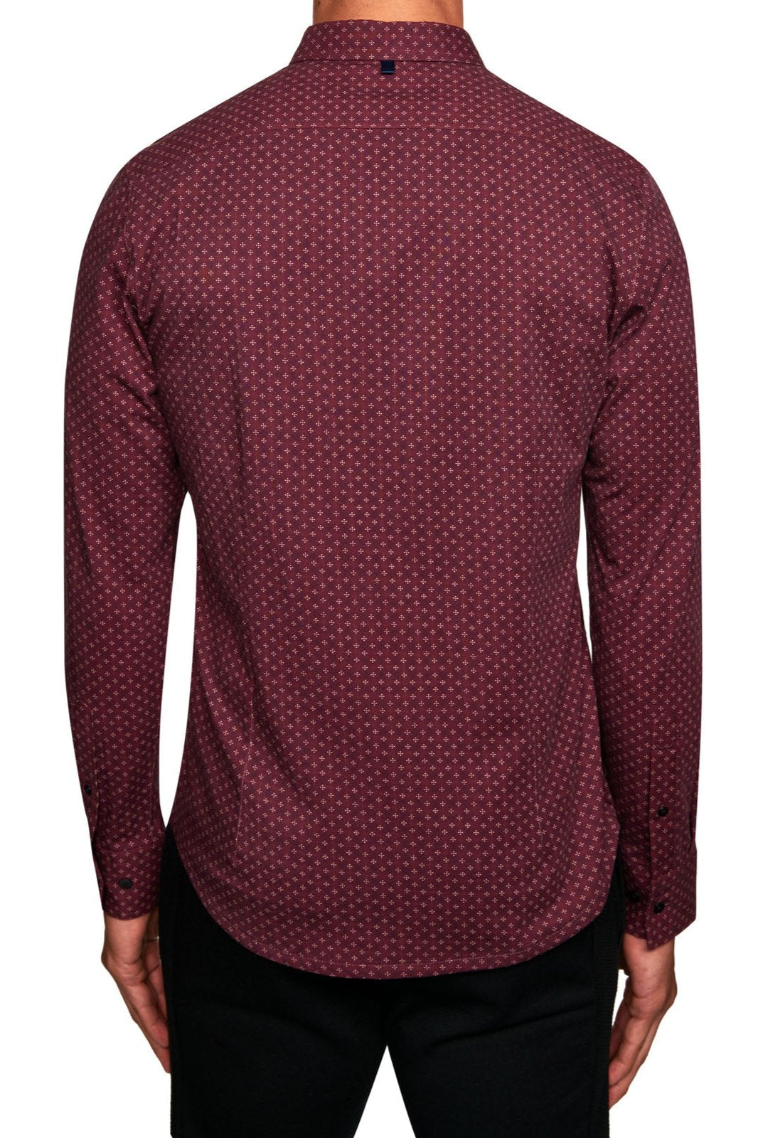 W.R.K. Dot Diamond Reworked Shirt. Fall Clearance!