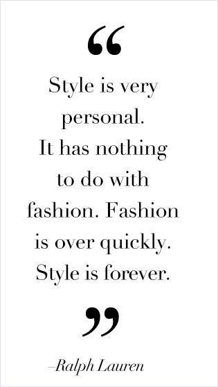 Style is Personal