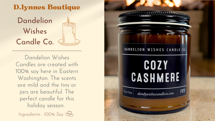 Dandelion Wishes Candle Co D. Lynne s Boutique