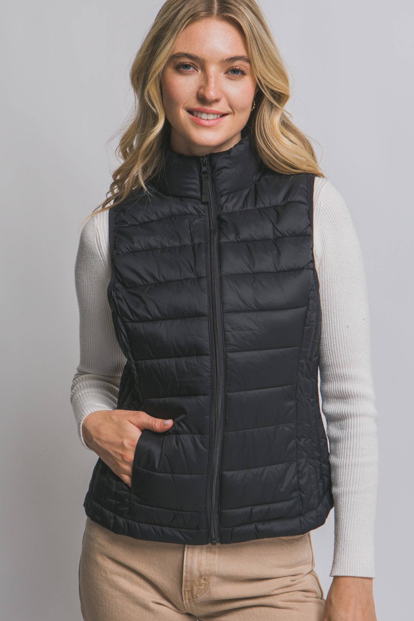 Love Tree Lightweight Down Packable Puffer Vest.