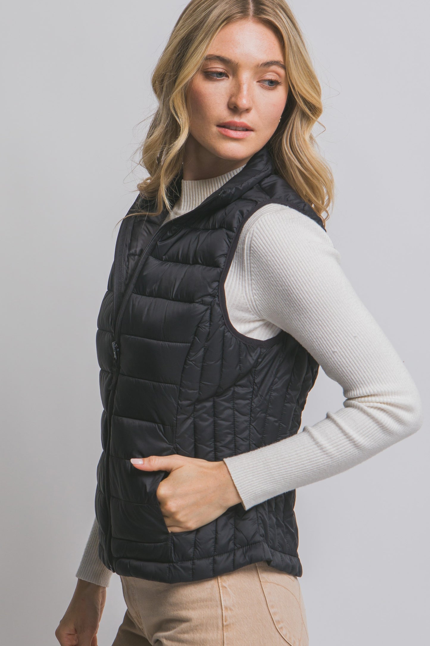 Love Tree Lightweight Down Packable Puffer Vest.