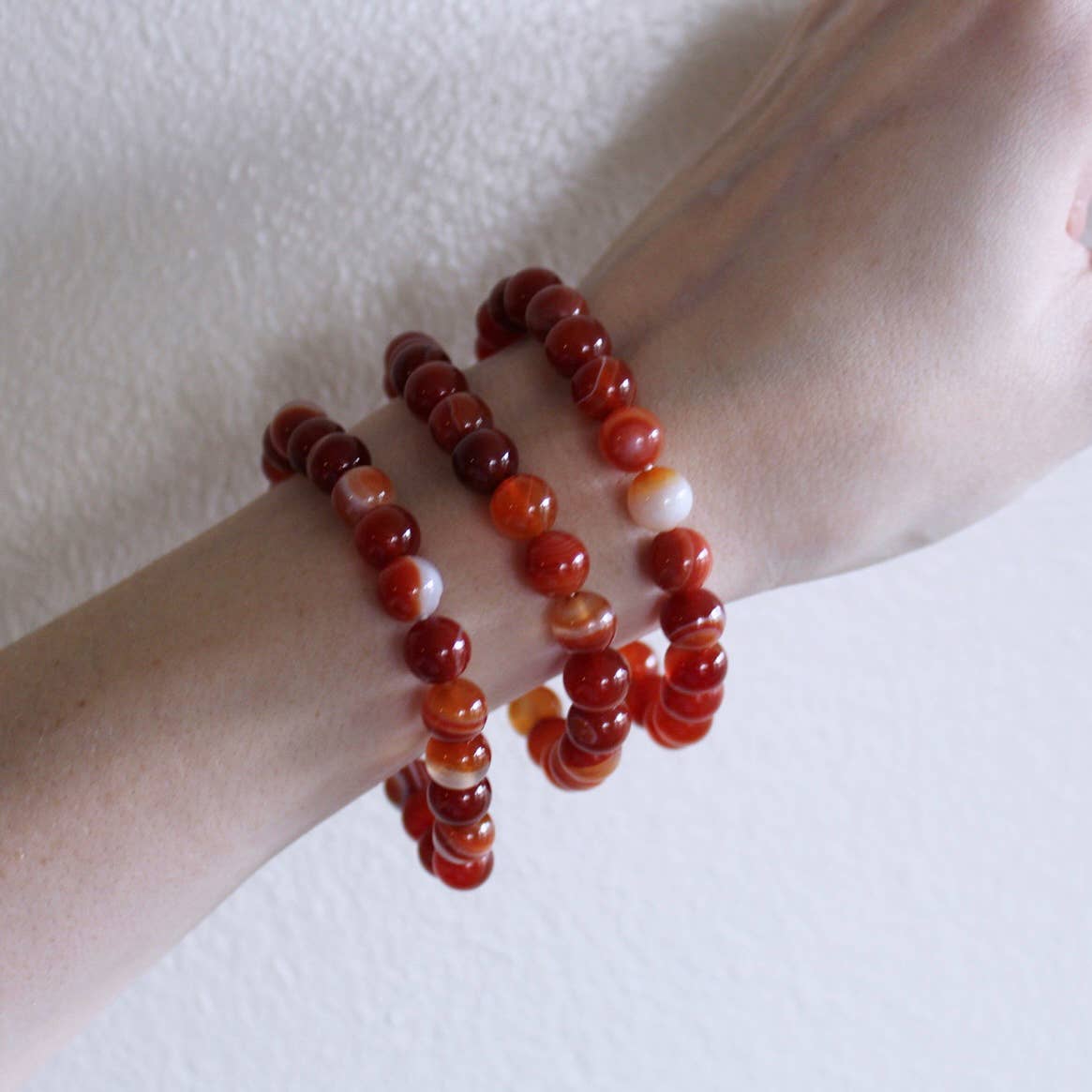 Pebble House Carnelian Bracelet 6 mm