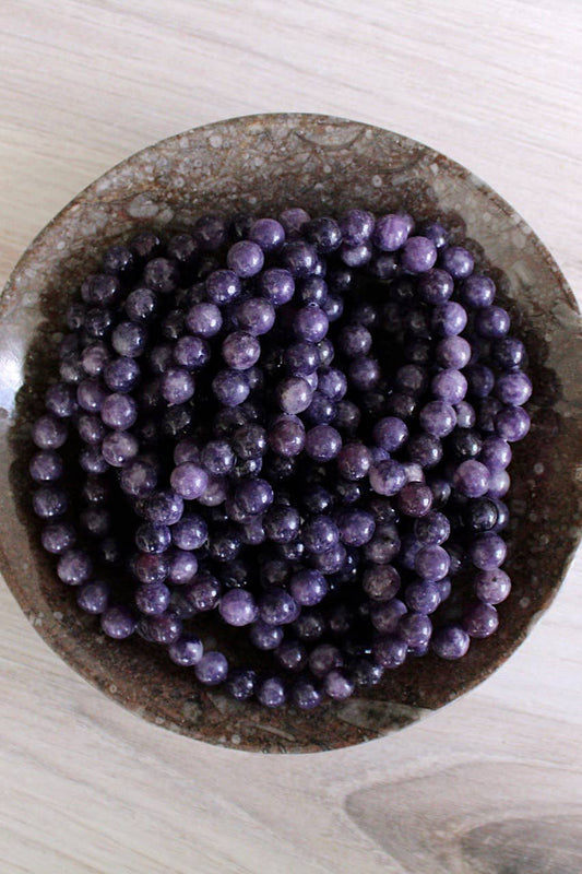 Pebble House Lepidolite Bracelet 8mm or 6mm