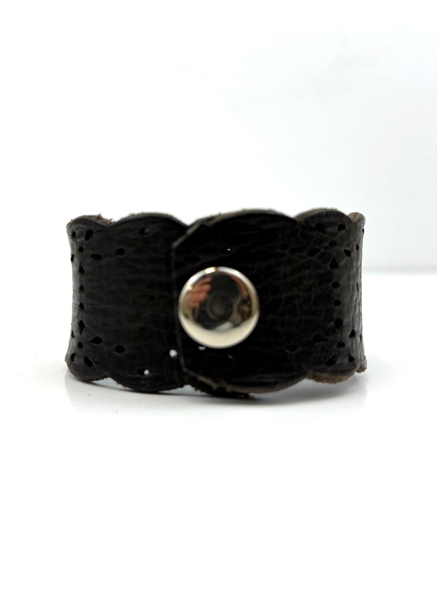 Silverware By Design - Leather Cuff Bracelet