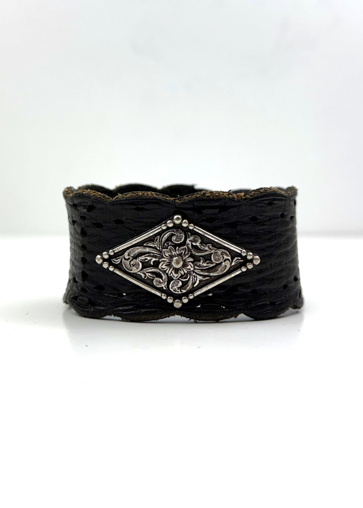 Silverware By Design - Leather Cuff Bracelet