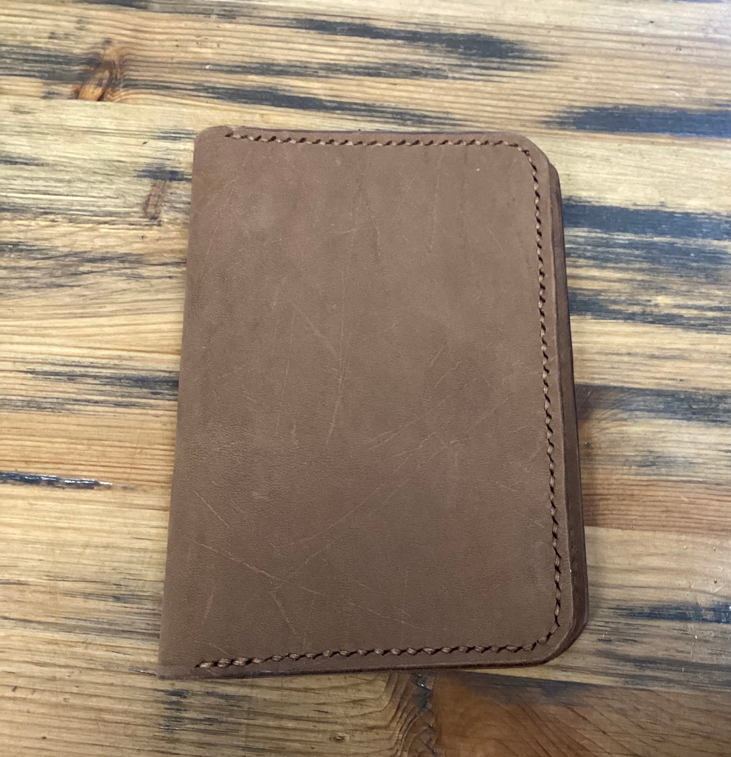Bi-Fold Leather Wallet/Passport Wallet