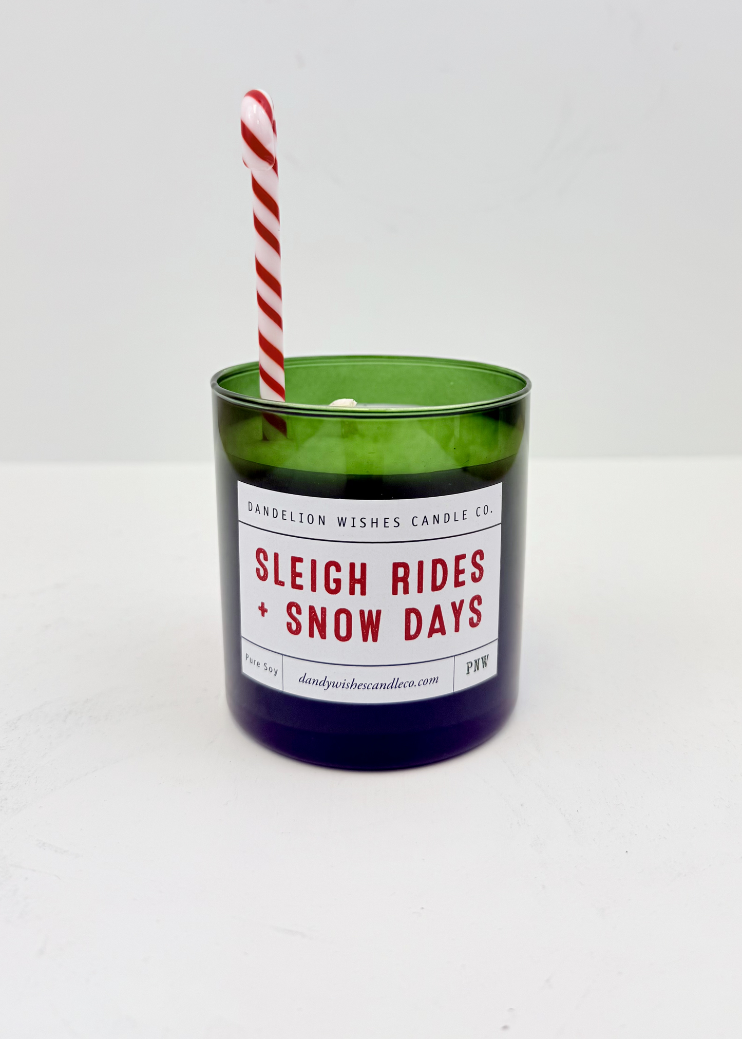 Dandelion Wishes Candle Co. 100% Soy Candle Small Jar - 8oz Holiday Jar