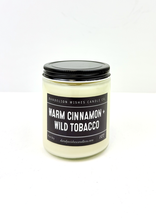 Dandelion Wishes Candle Co. 100% Soy Candle Medium Jar - 9oz Clear Glass
