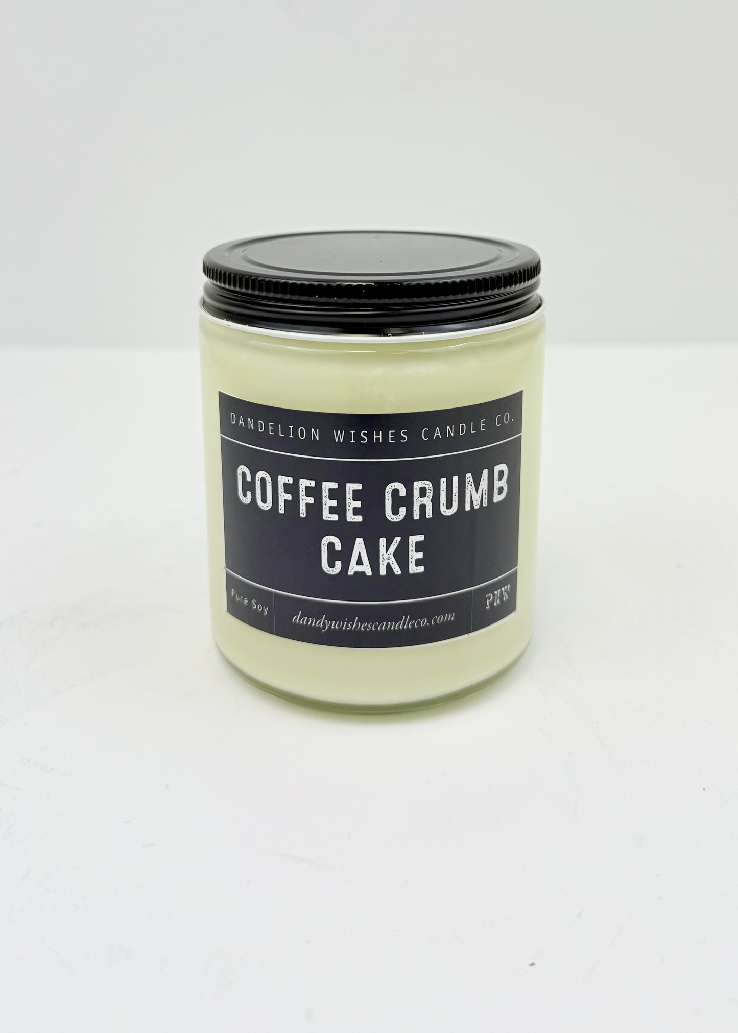 Dandelion Wishes Candle Co. 100% Soy Candle Medium Jar - 9oz Clear Glass