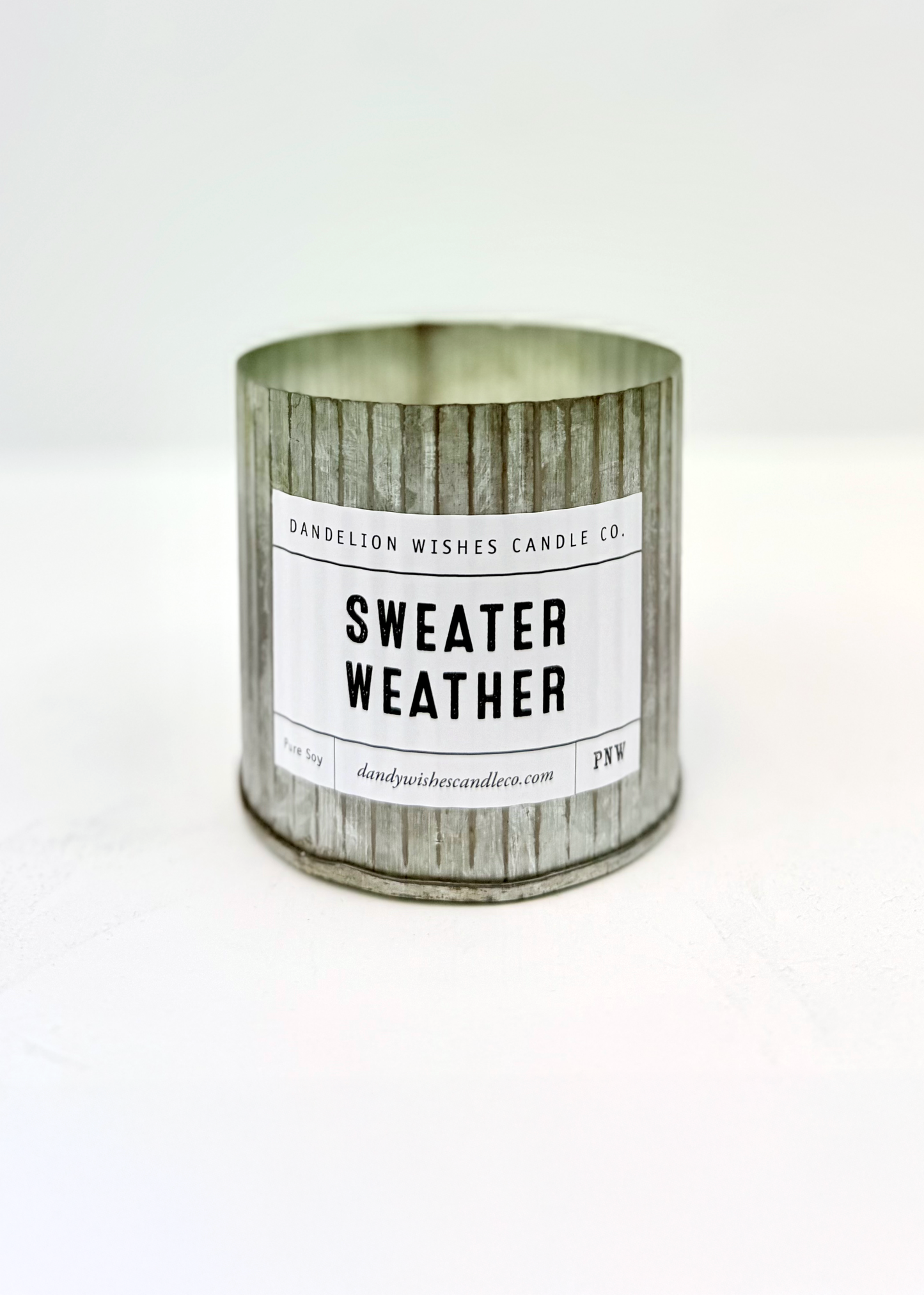 Dandelion Wishes Candle Co. 100% Soy Candle Tin - 12oz