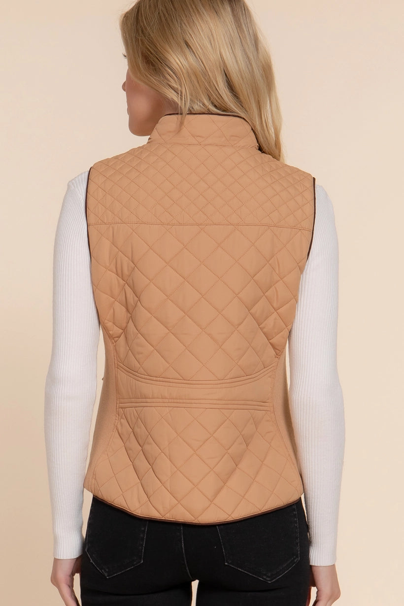 Active Basic Quilted Padded Vest