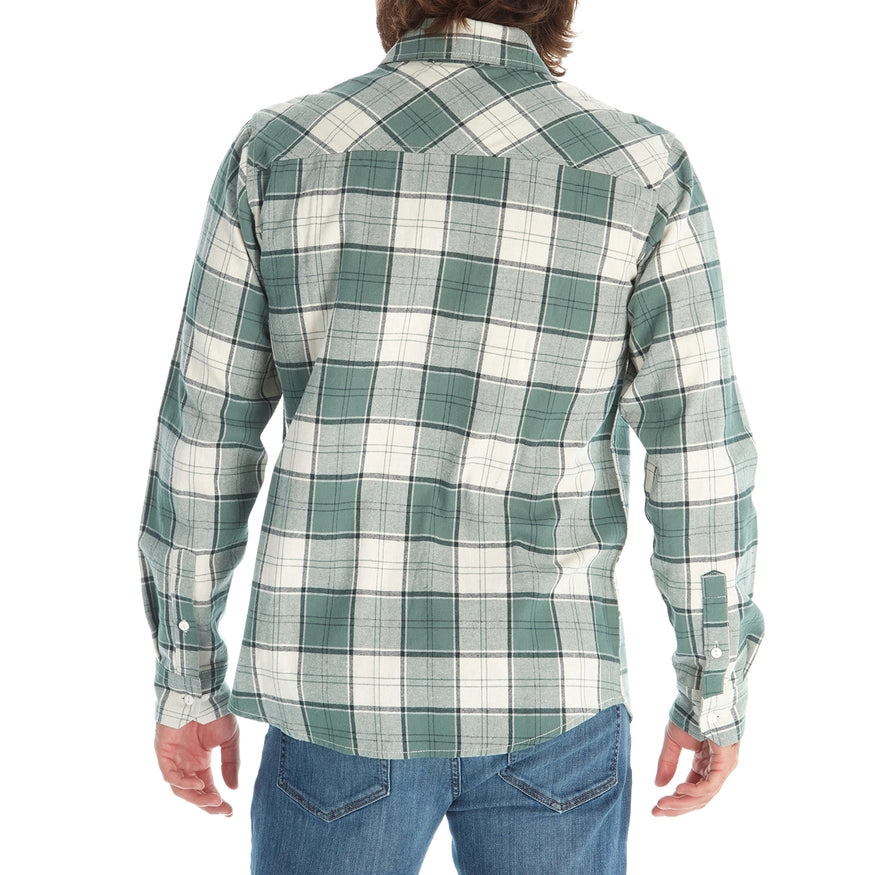 Brady Flannel Shirt - Sage - Last one Left* size Large