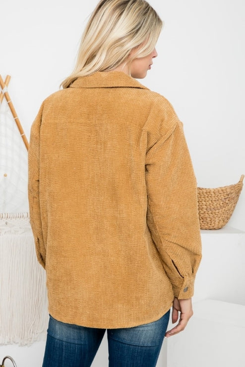 The Camel Pearl - Padded Corduroy Jacket
