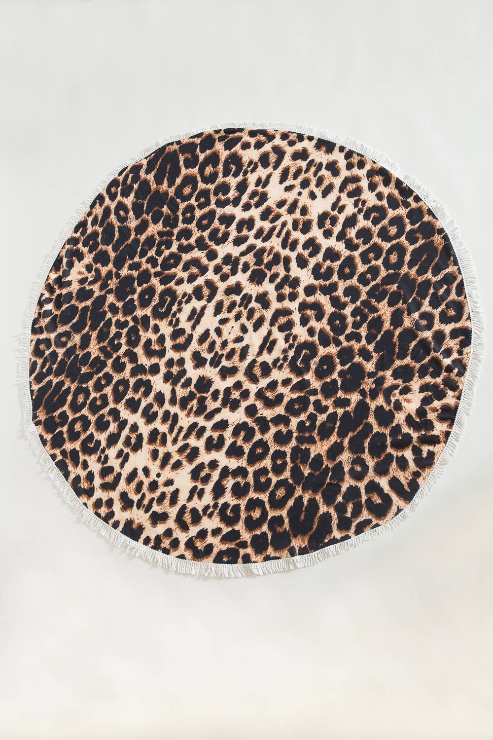 Justin & Taylor Leopard Print Rounded Towel