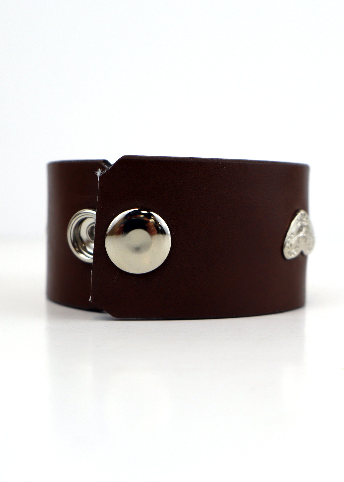 Silverware By Design - Leather Cuff Bracelet