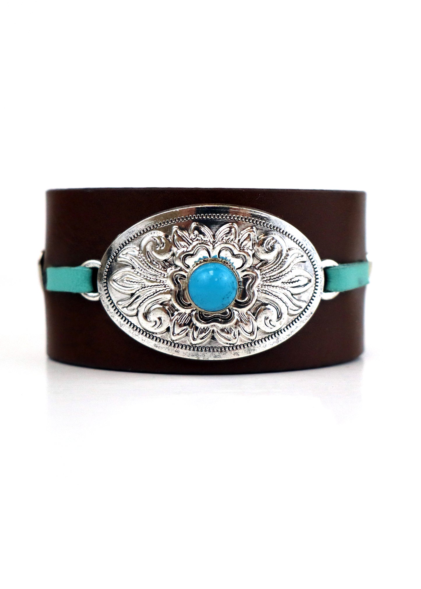 Silverware By Design - Leather Cuff Bracelet