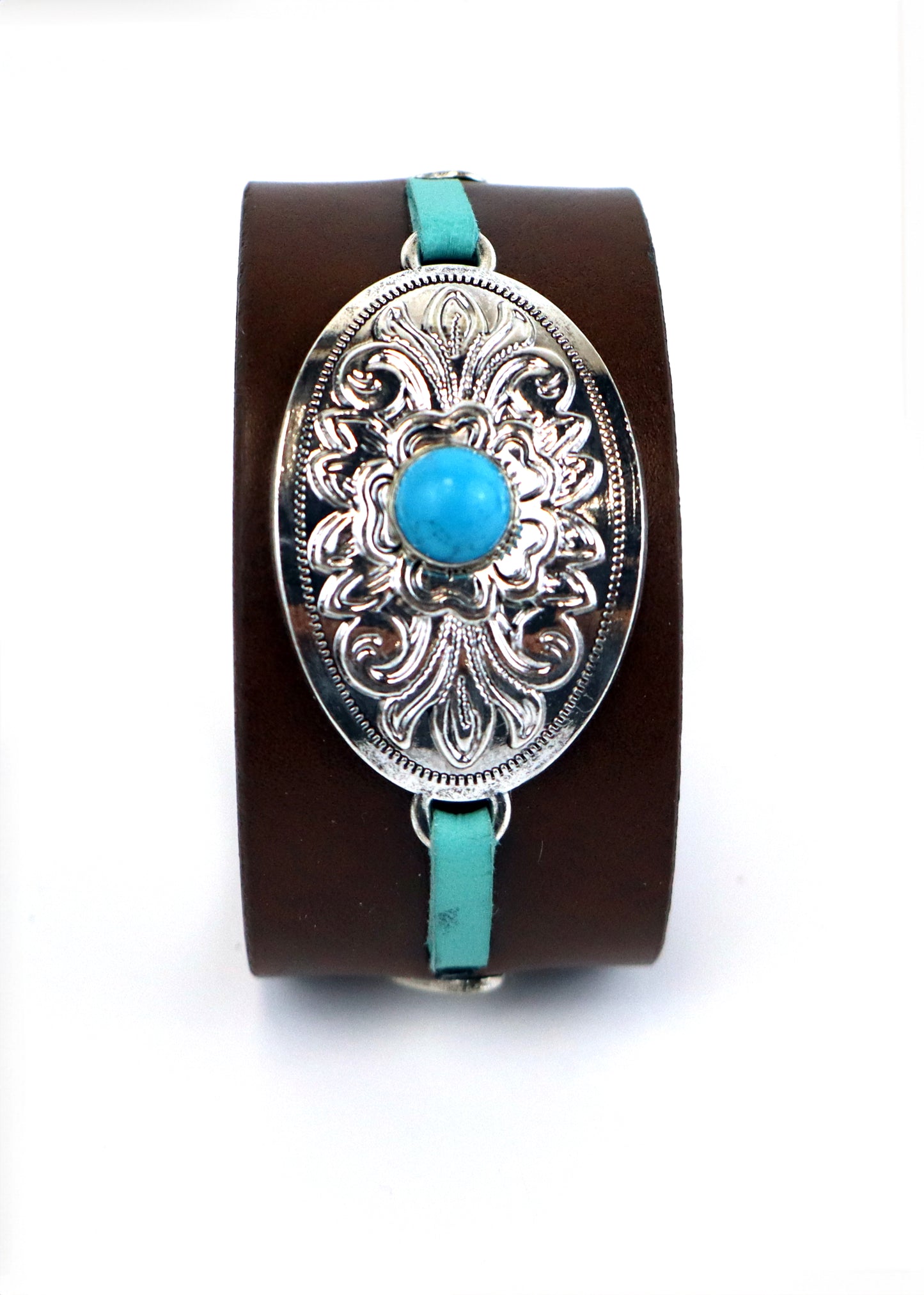 Silverware By Design - Leather Cuff Bracelet